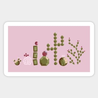 Crystalline Cacti Sticker